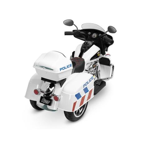 Elektrická motorka Toyz RIOT Police - bílá