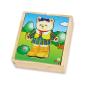 Dřevěné oblékací puzzle Viga Medvídek - multicolor
