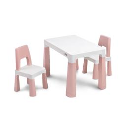 Dětský set stoleček se 2 křesílky Toyz MONTI pink - růžová