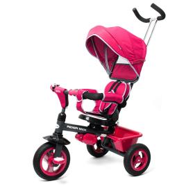 Dětská tříkolka Baby Mix 5v1 RIDER 360° (poškozený obal) - růžová