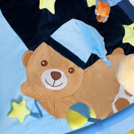 Hrací deka s melodií PlayTo spící medvídek