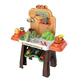 Dětský stolek dinosauří svět BABY MIX - oranžová