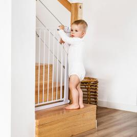 Dětská zábrana do dveří nebo na schody Baby Ono - bílá