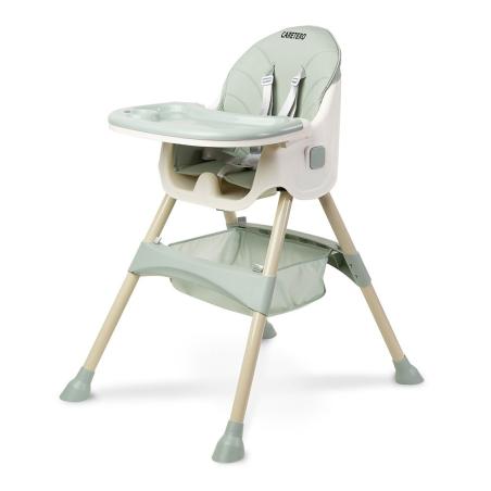 Jídelní židlička 2v1 CARETERO Bill mint (poškozený obal) - zelená